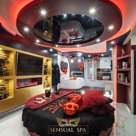 Sensual Spa- Love Room Jacuzzi Hammam Terrasse 낭시 외부 사진