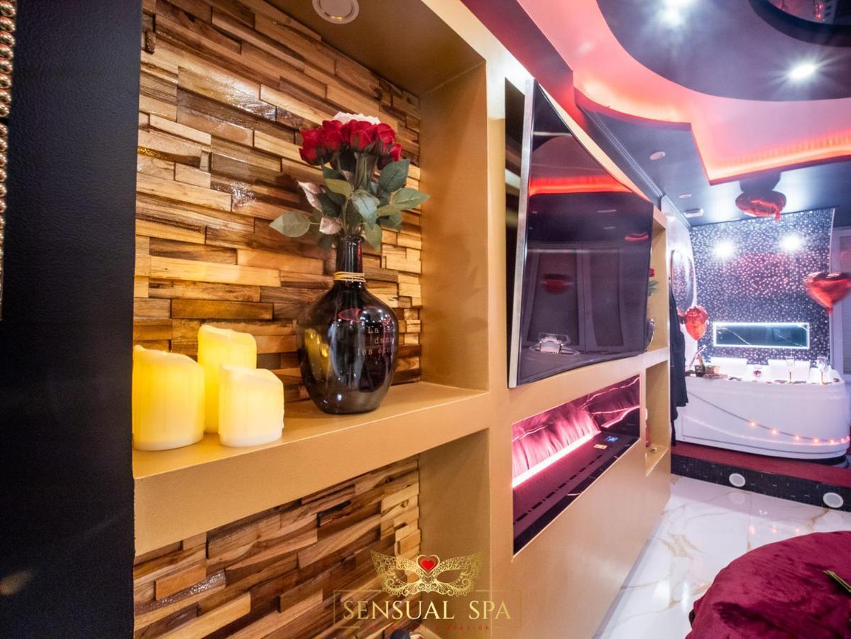 Sensual Spa- Love Room Jacuzzi Hammam Terrasse 낭시 외부 사진