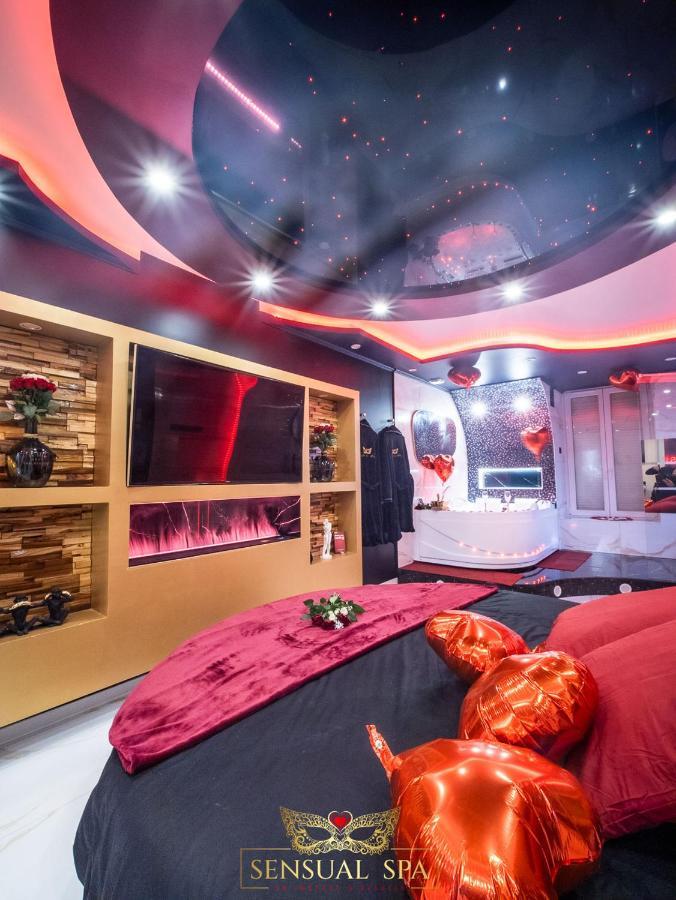 Sensual Spa- Love Room Jacuzzi Hammam Terrasse 낭시 외부 사진