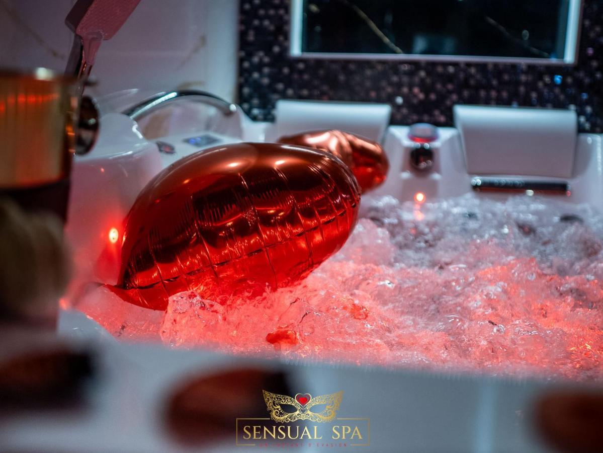 Sensual Spa- Love Room Jacuzzi Hammam Terrasse 낭시 외부 사진